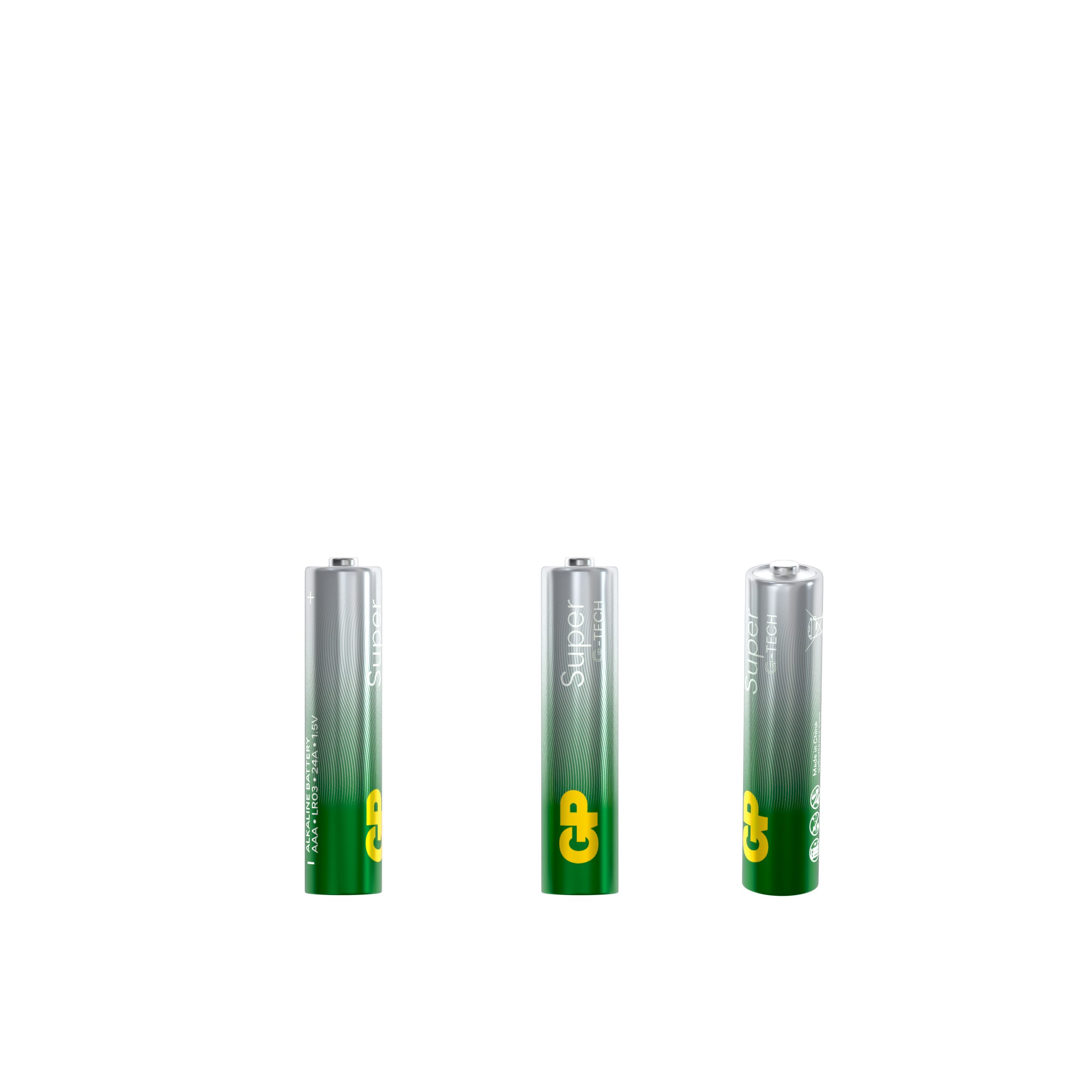 Батарейка алкалиновая GP Super Alkaline G-Tech 24А ААA - 4 шт. на блистере 1220