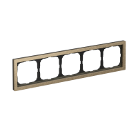 ARTGALLERY PURE 5-постовая РАМКА, МЕТАЛЛ ЛАТУНЬ Systeme Electric GAL312205