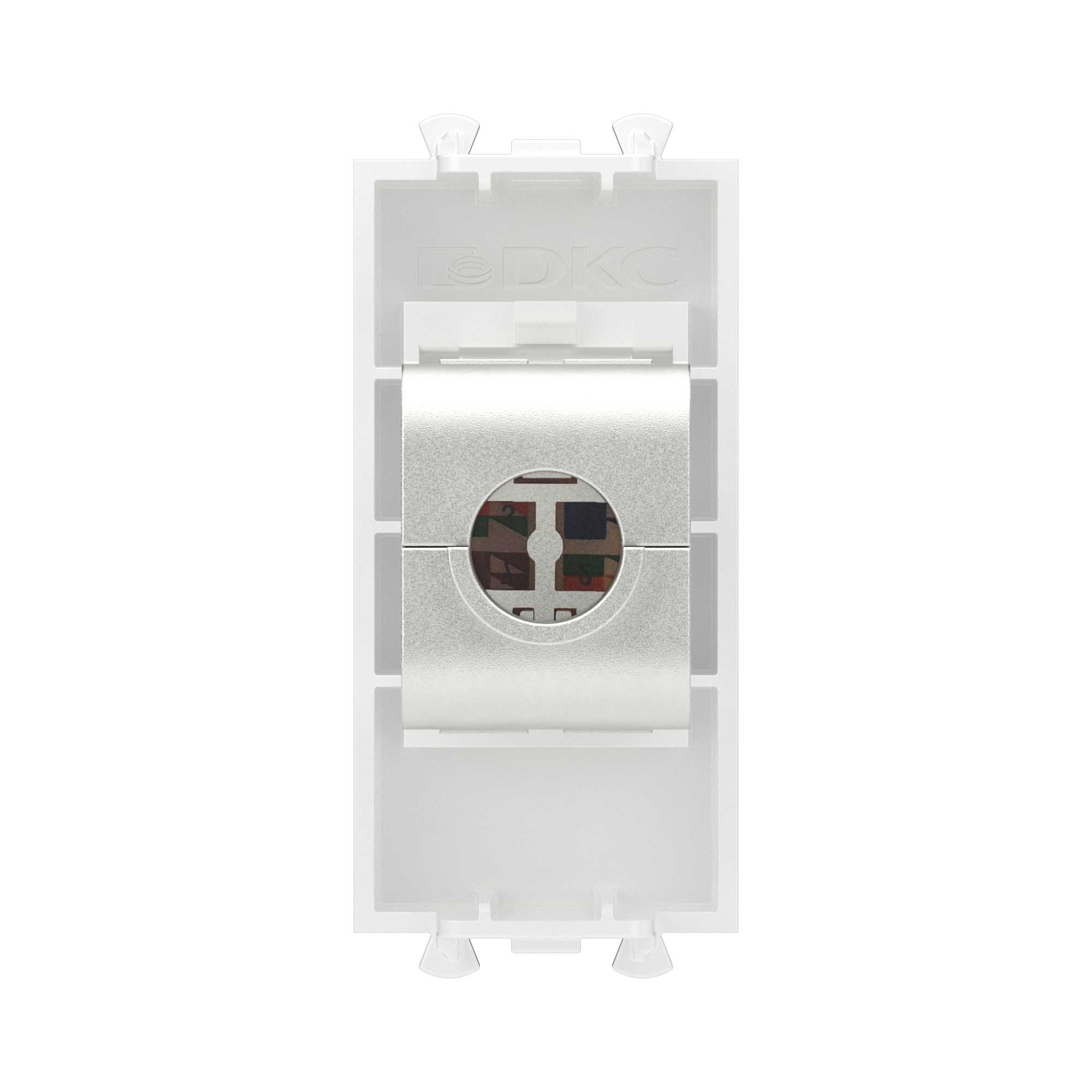 Avanti Компьютерная розетка RJ-45 без шторки      модульная кат.5е экранированная Белое облако 1    модуль DKC 4400761