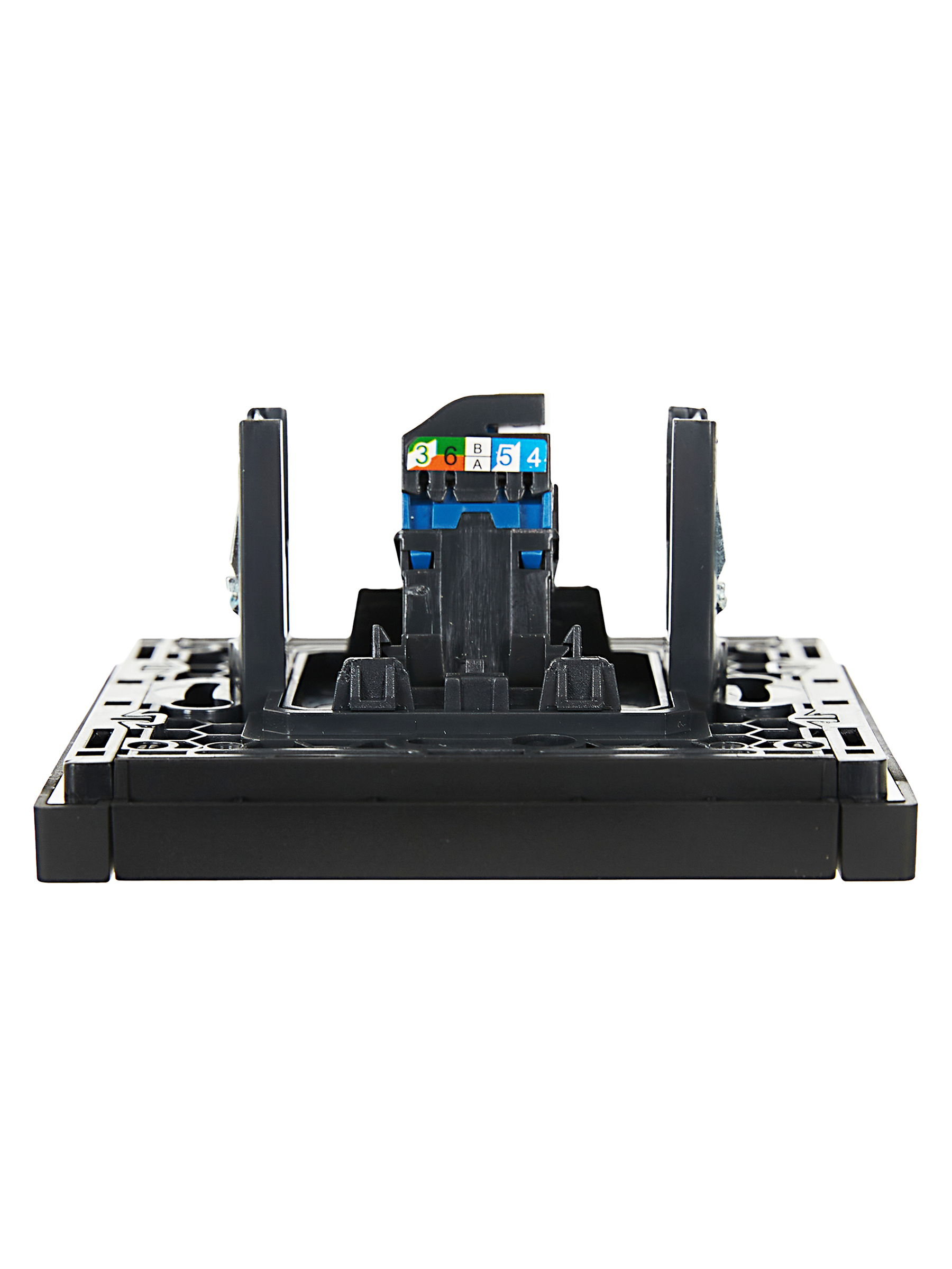 FORTE&PIANO Розетка компьютерная RJ45 кат.6 FP131 черный IEK FP-K10-2-K02