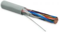 Витая пара U/UTP кат 3 25 пар AWG24 solid IN LSZH нг(А)-HF 500м Hyperline UUTP25-C3-S24-IN-LSZH-GY 46727