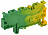ARMAFIX Клемма пружинная CX4-3 PE 4мм2 трехконтактная заземляющая IEK AF-CT41-00-3-K52-004
