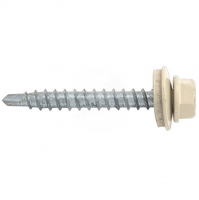 Саморез кровельный 4,8х35 RAL1014 (3500шт) Tech-KREP УТ-00012073
