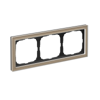 ARTGALLERY PURE 3-постовая РАМКА, ОРГАНИЧЕСКОЕ СТЕКЛО ШАМПАНЬ Systeme Electric GAL320503