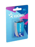 Батарейка  6F22 (крона) 9V Zinc carbon 1BL Космос KOC6F221BL