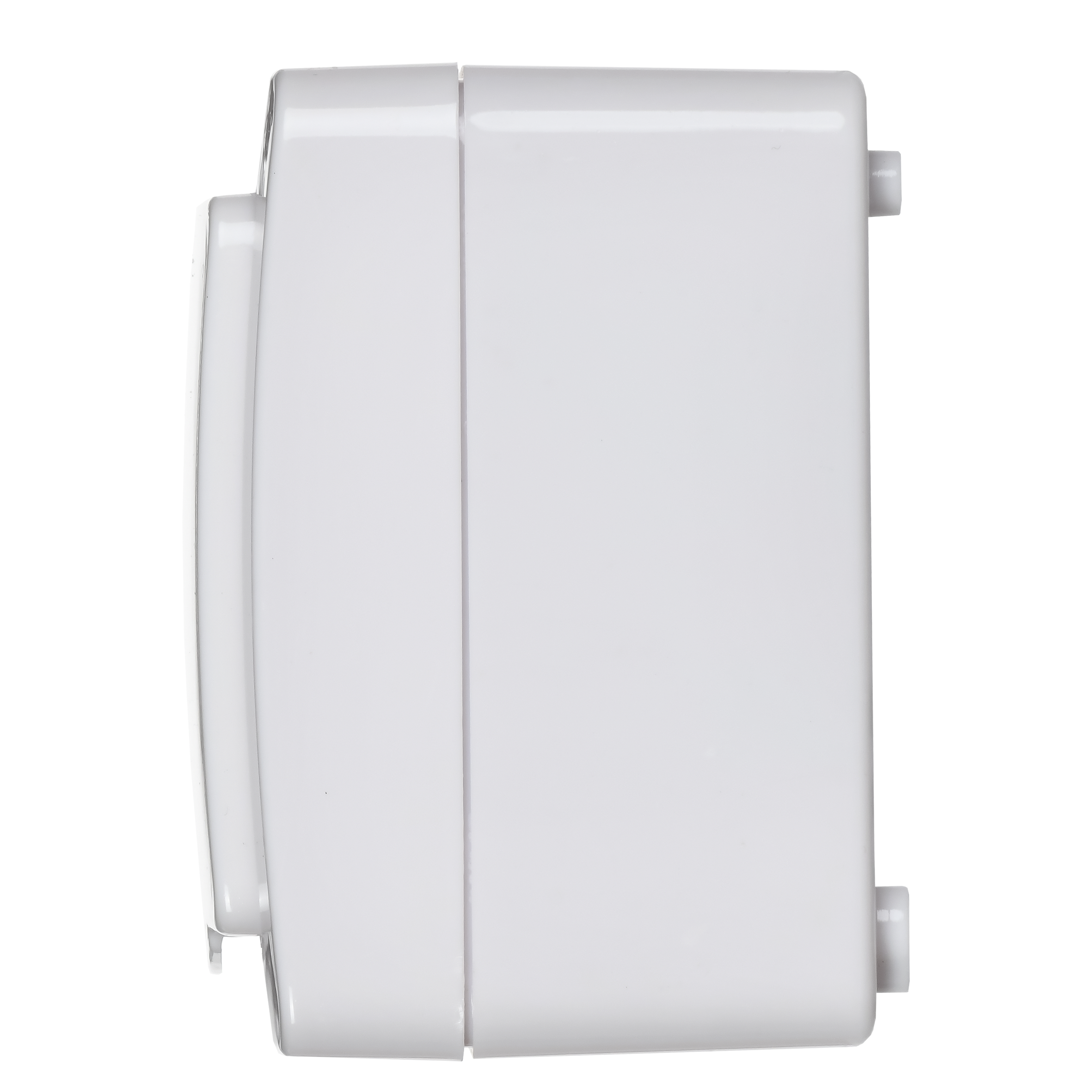 Гермес PLUS Выключатель одноклавишный проходной наружный белый IP54 IEK EVMP12-K01-10-54-EC