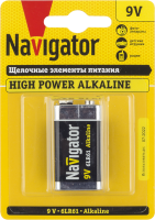 Батарейка NBT-NE-6LR61-BP1 крона Navigator Group 94756 17005