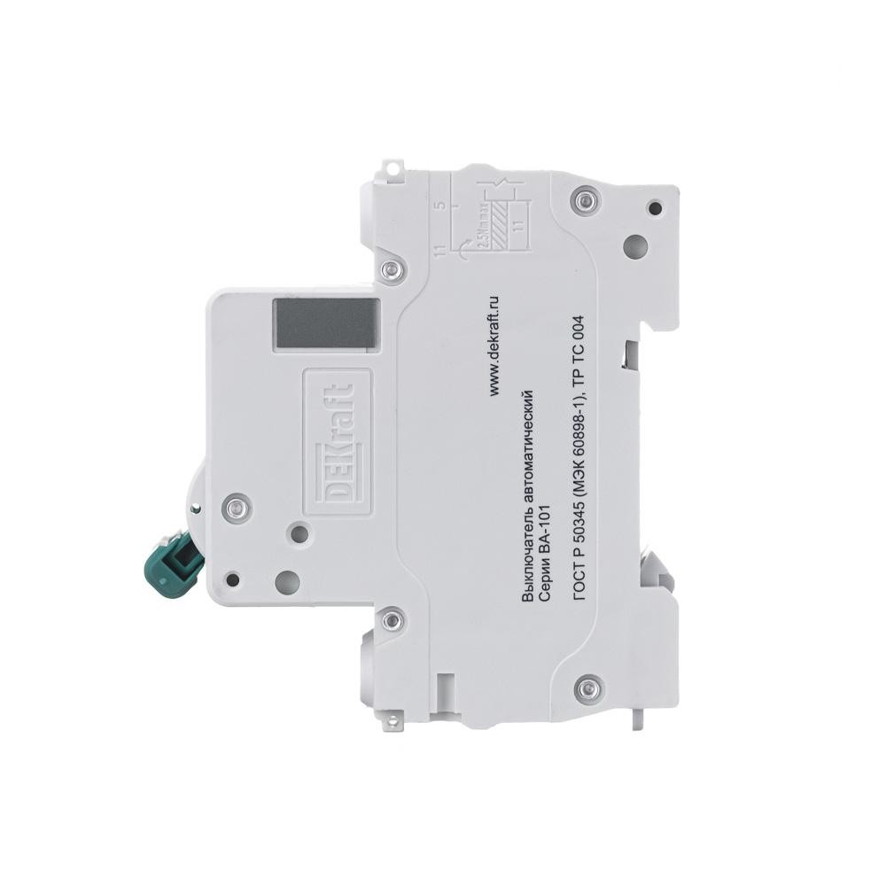 Выключатель автоматический двухполюсный 50А С ВА-101 4.5кА Dekraft 11071DEK