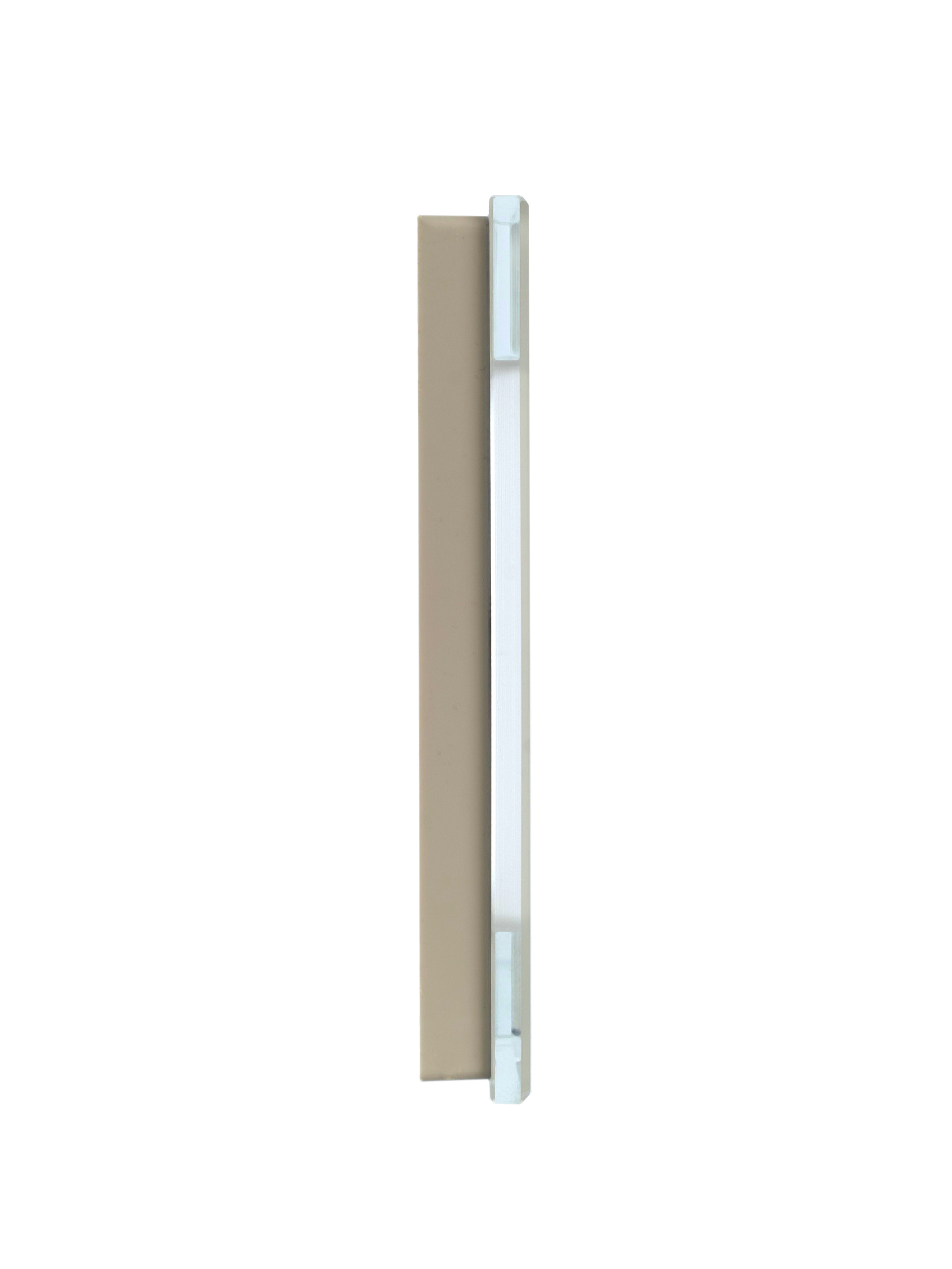 BRITE Рамка 1 пост РУ-1-2-БрВа стекло ванильный IEK BR-M12-G-K10