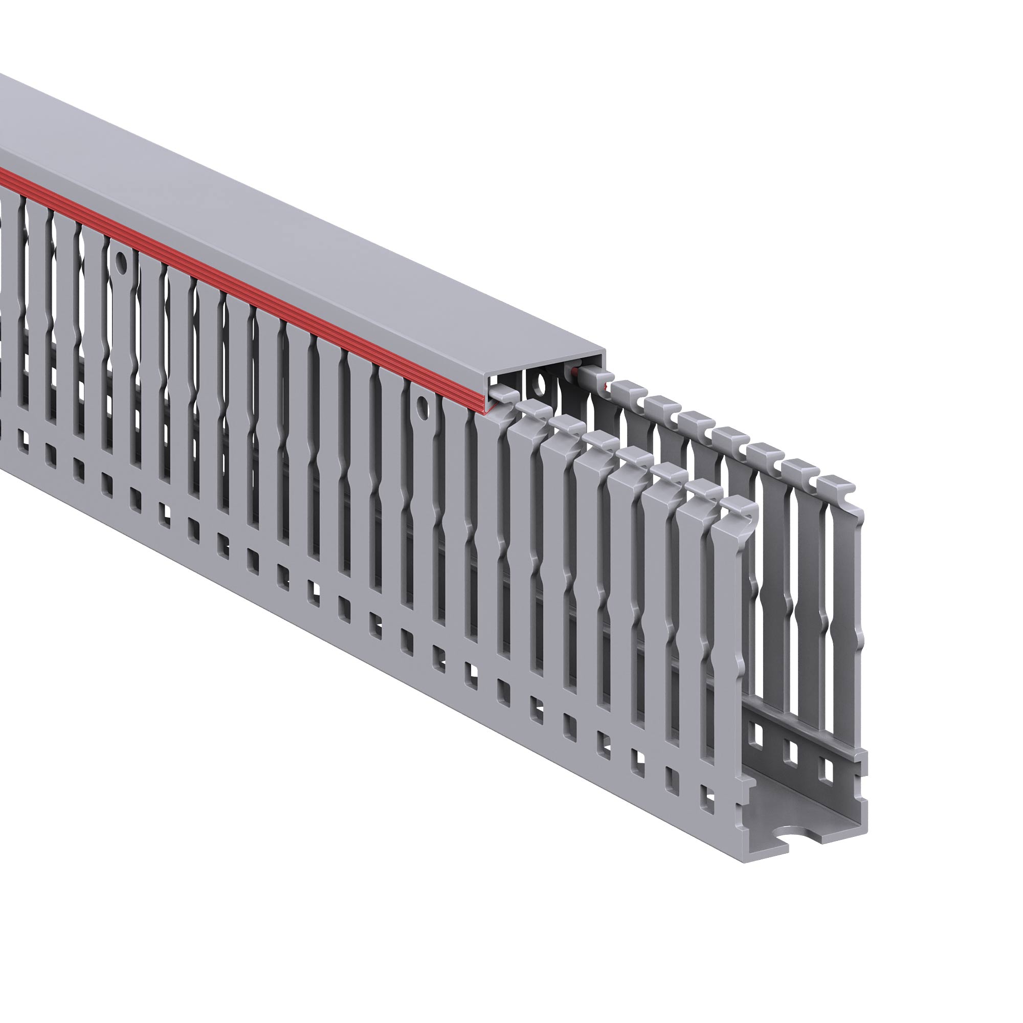 Короб перфорированный RL6 25x60 серый QUADRO DKC 01166RL