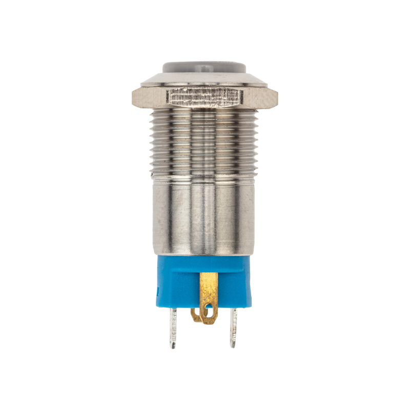 Кнопка антивандальная 12 12В Б/Фикс (4с) OFF-(ON) синяя REXANT 36-3211