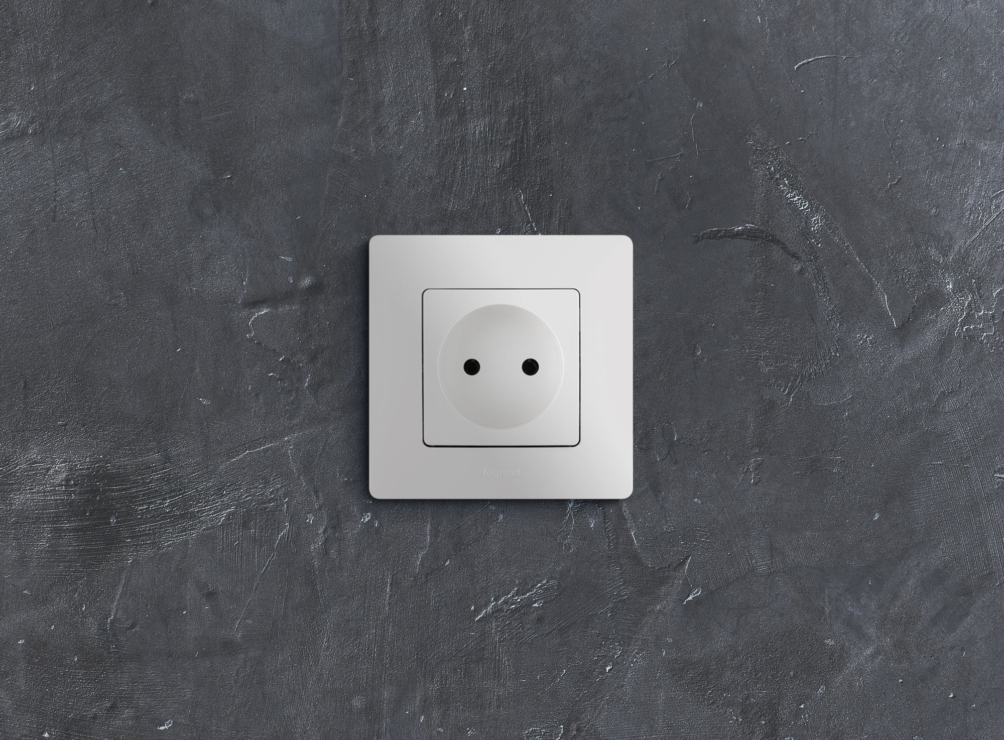 ETIKA Розетка без заземления белая Legrand 672220