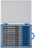 Набор надфилей 10 шт 140 мм, в боксе ЗУБР 16021-2-H10