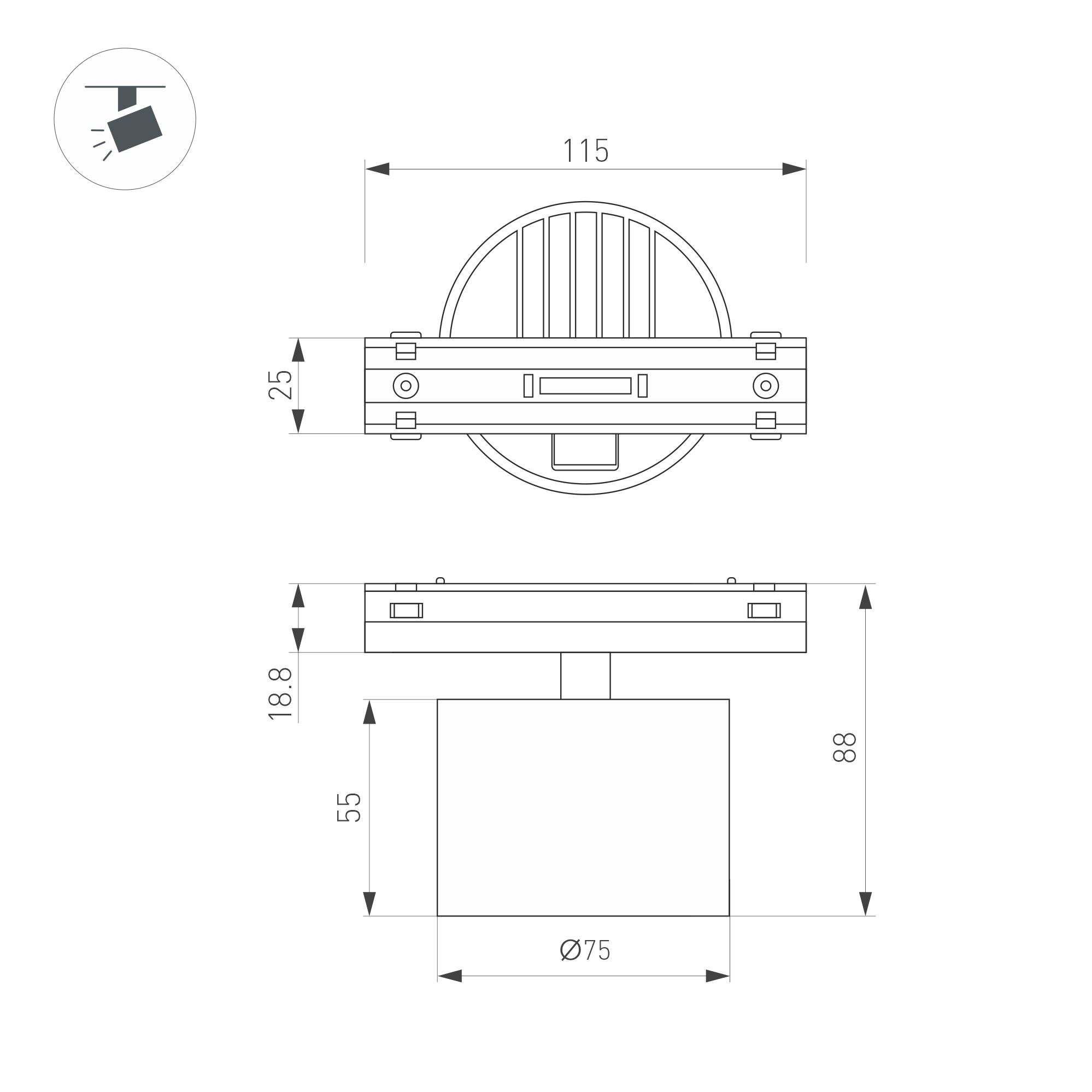 Блок питания ARS-100-24 (24V, 4.2A, 100W) (ARL, IP20 Сетка, 2 года) Arlight 026123