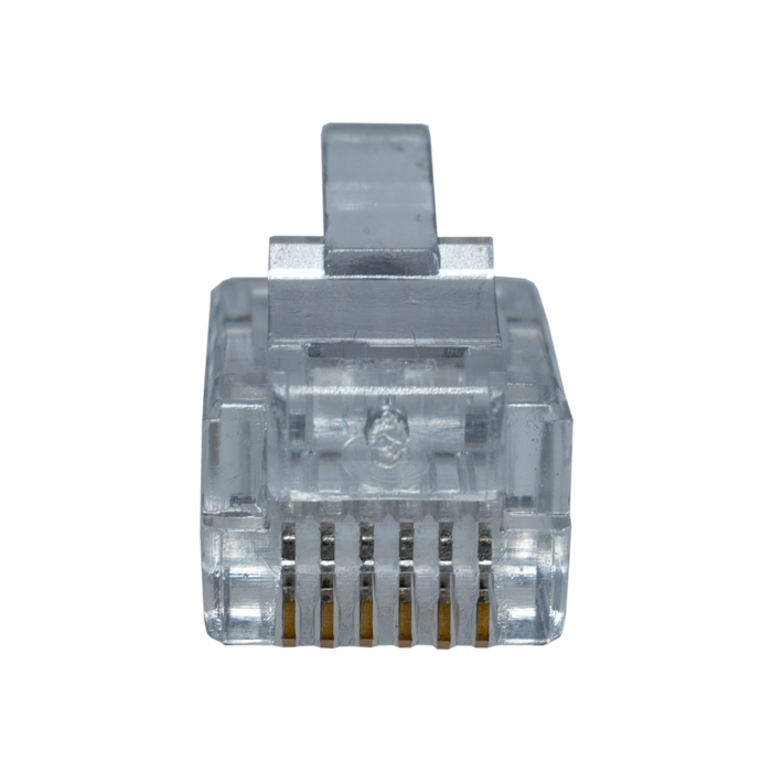 Коннекторы 6P6C (Телефонные разъемы) (RJ-11) Уп. 100шт. SUPRLAN 10-0228