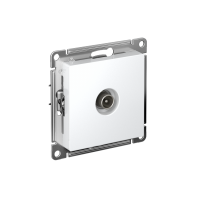 Антенна ATLASDESIGN TV коннектор механизм белый Systeme Electric ATN000193