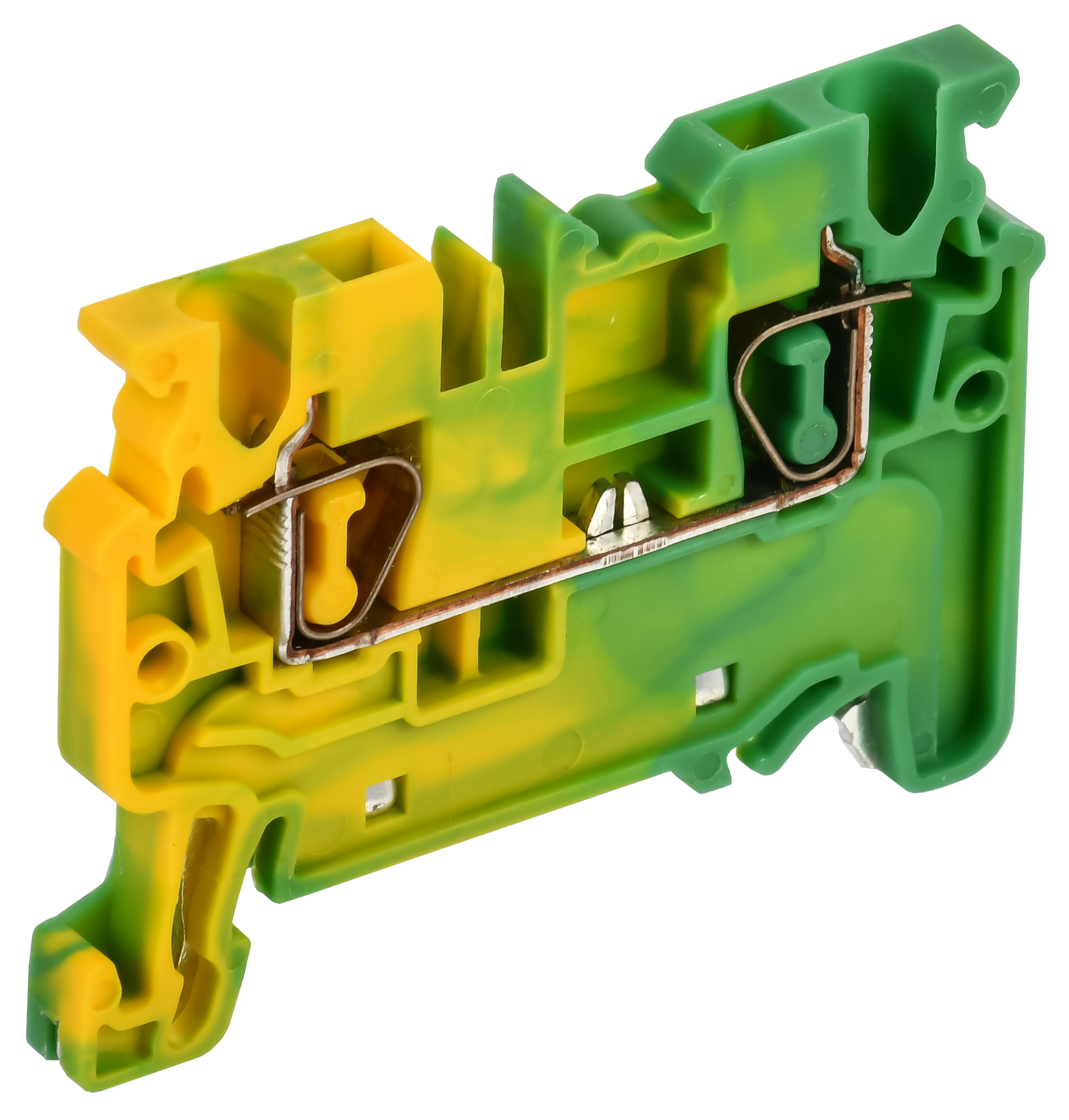 ARMAFIX Клемма пружинная CX2.5 PE 2,5мм2 проходная заземляющая IEK AF-CT41-00-K52-002