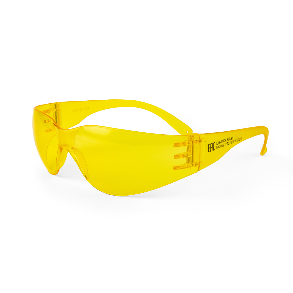 Очки открытые JSG-8712A Eclipse, янтар.линзы, антизапотев. покр.+против царапин Jeta Safety