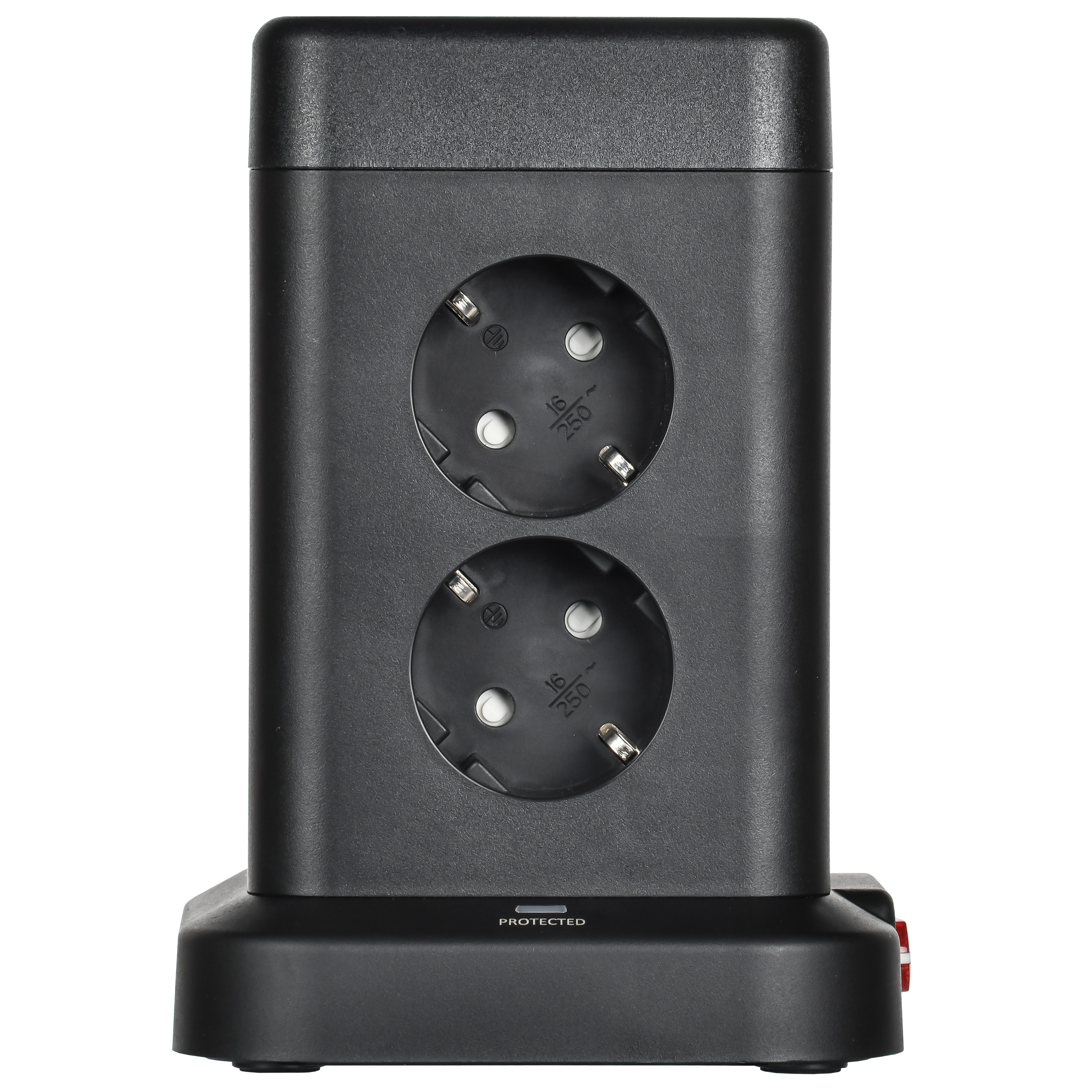 DOMINIC Удлинитель У08K 8 мест 2P+PE 1,5м 3х1,0мм2 16А/250В USB A+C 20Вт черный IEK DN-YP30-16-08-01-ZKU-K02