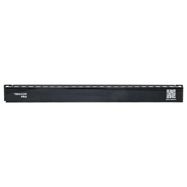 Органайзер кабельный TERACOM PRO с крышкой 19'' 1U пластиковый черный EKF TRP-1CORF-PL-BK