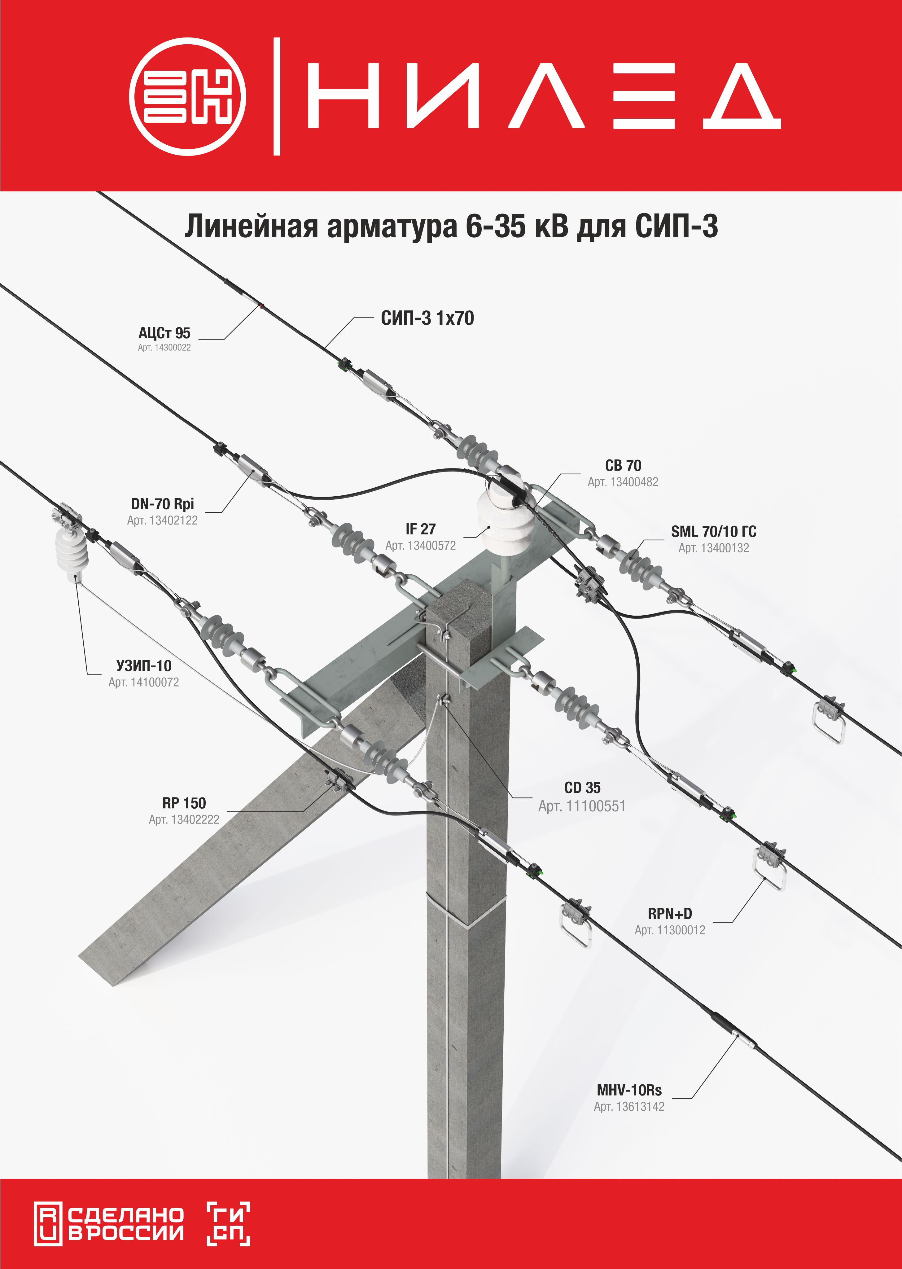 Зажим ответвительный RP 150 НИЛЕД 13402222