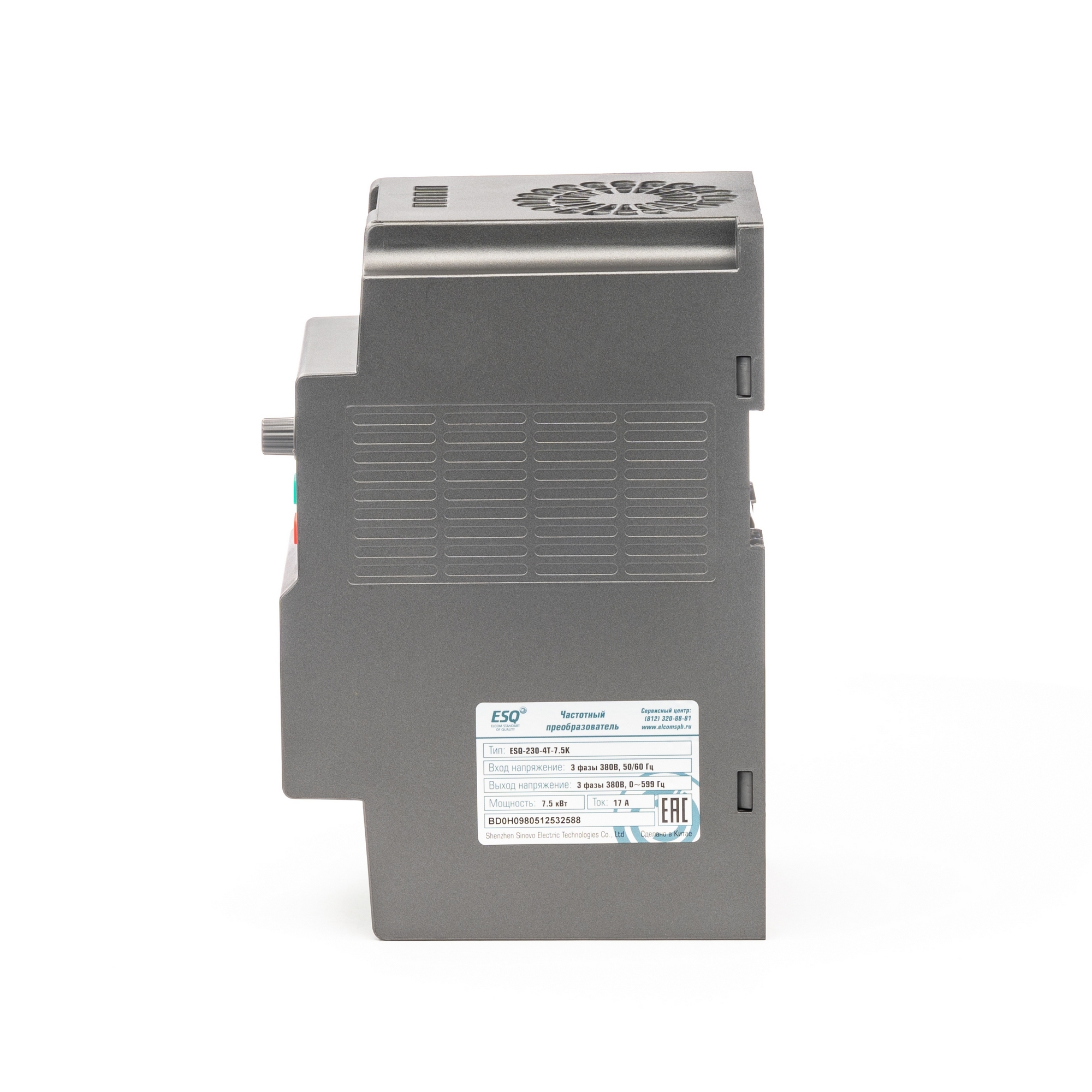 Преобразователь частоты 3ф ESQ-230-4T-7.5K 7.5 кВт 380В 08.04.304428