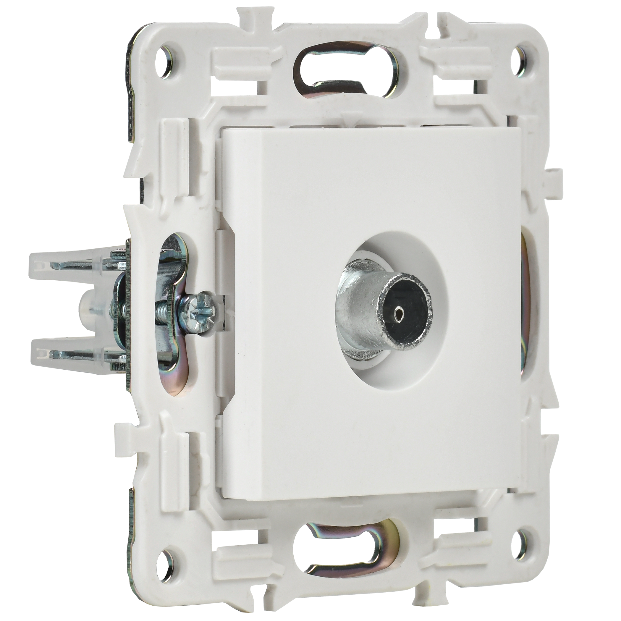 SKANDY Розетка TV оконечная SK-A12W арктический белый IEK SK-A10-O-K01
