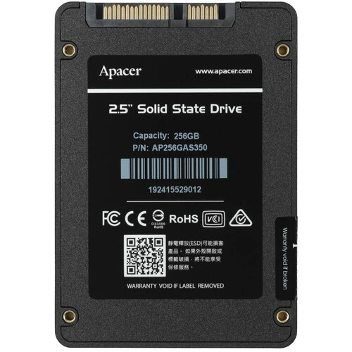 Накопитель SSD 2.5'' 256 ГБ AS350 PANTHER, SATA   III, 3D NAND TLC, 560/540 Мб/с Apacer AP256GAS350-1 75733