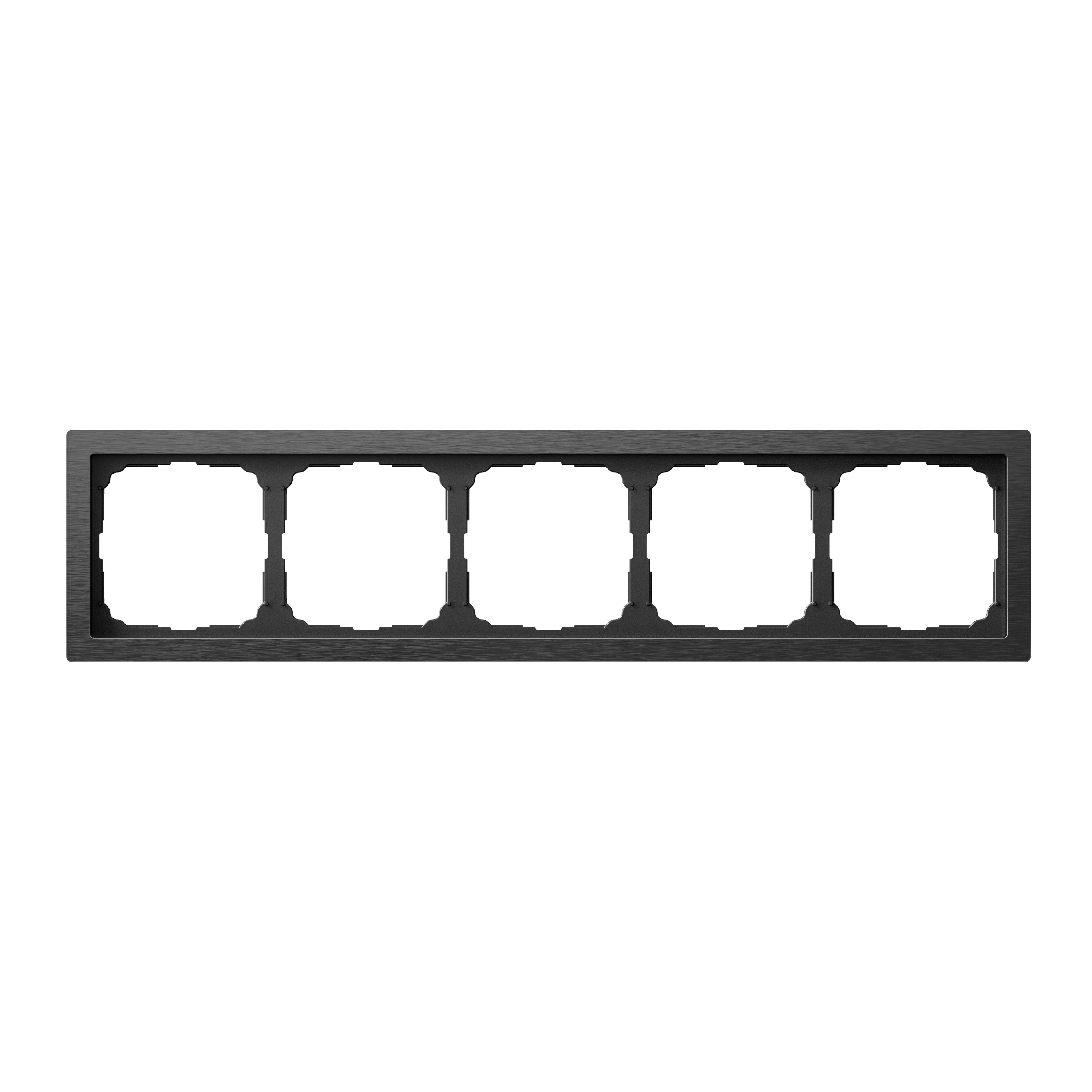 ARTGALLERY PURE 5-постовая РАМКА, МЕТАЛЛ ОНИКС Systeme Electric GAL312305