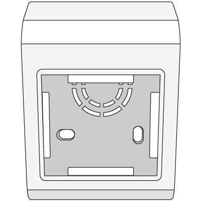 Коробка установочная PDM под 2 модуля 45X45 мм DKC 10013