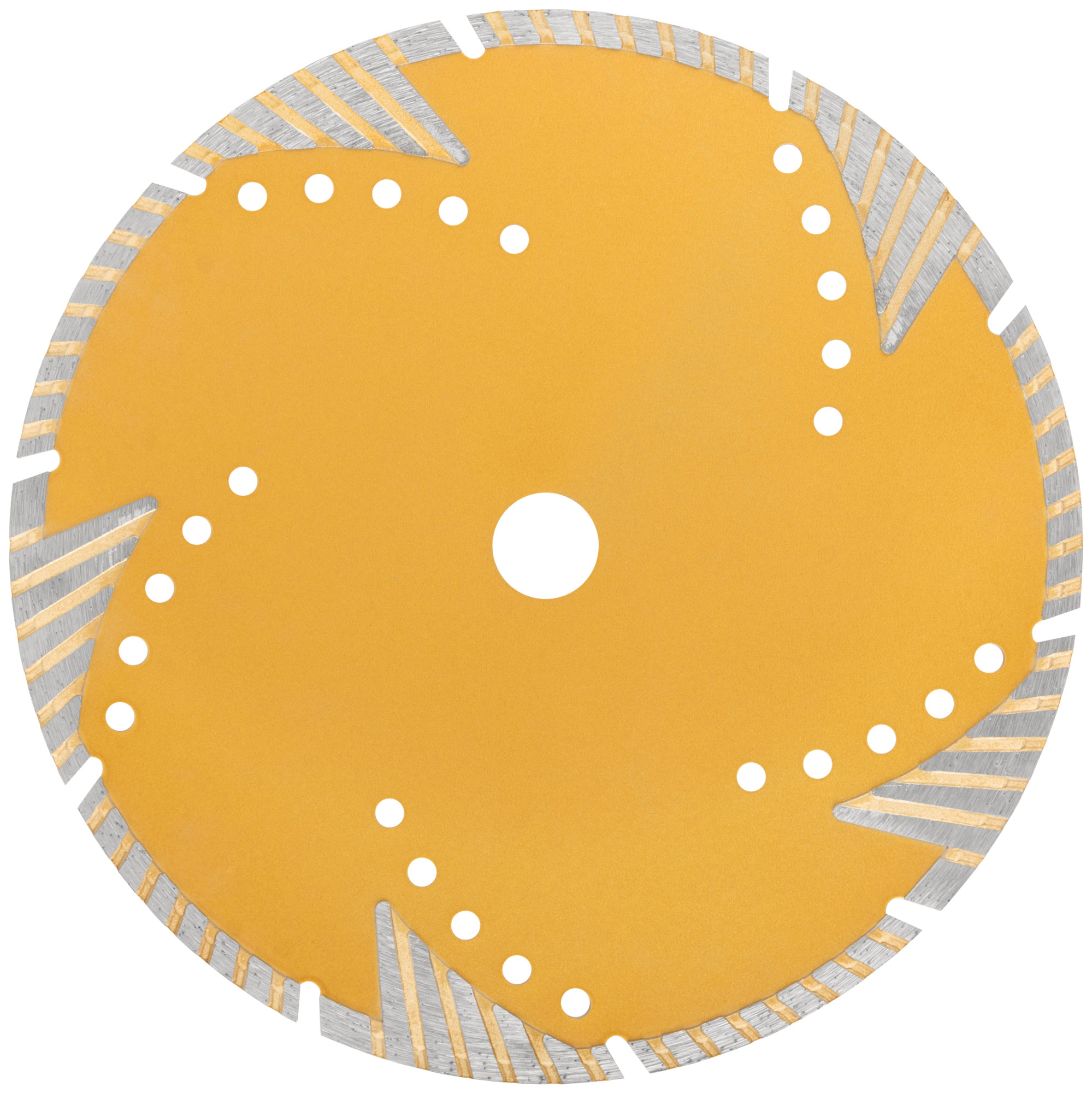 Диск отрезной алмазный универсальный с защитными секторами (сухая и влажная резка) 230х2.5х7.5х22.2 мм FIT 37549