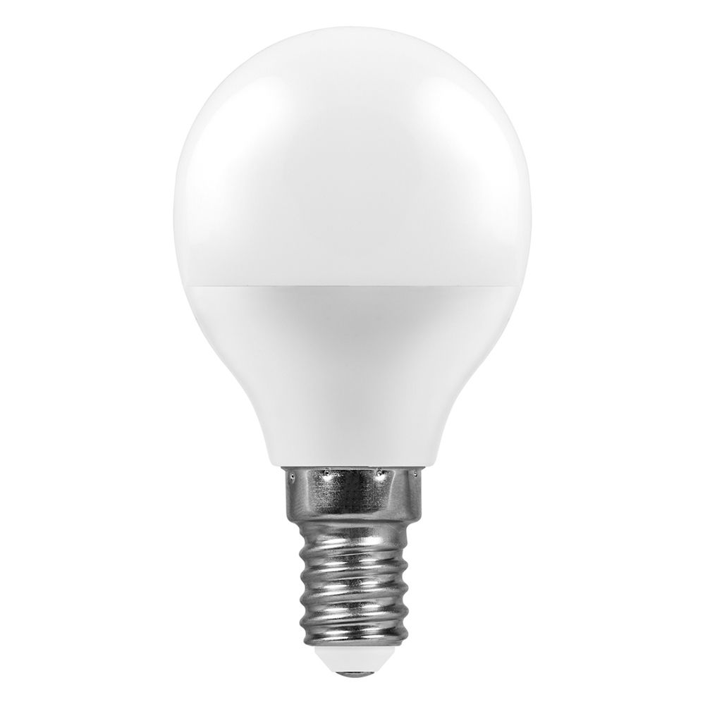 Лампа светодиодная LED 7вт Е14 дневной шар FERON LB-95 25480