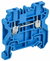 ARMAFIX Колодка клеммная CY2.5BU винтовая 2,5мм2 проходная синяя Ex IEK AF-CT30-00-K07-002-EX