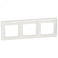 Рамка 3-местная белый VALENA DIY IEK 694242