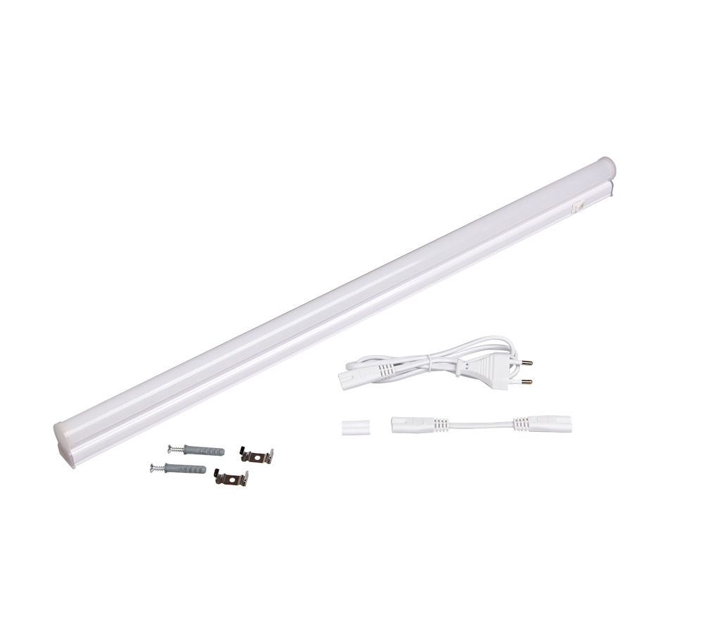 Светильник светодиодный ДПО-6w T5i 450мм 6500k пластиковый JazzWay 1036278