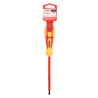 Отвертка шлицевая диэлектрическая SL5 х 125 мм, REXANT 12-4713