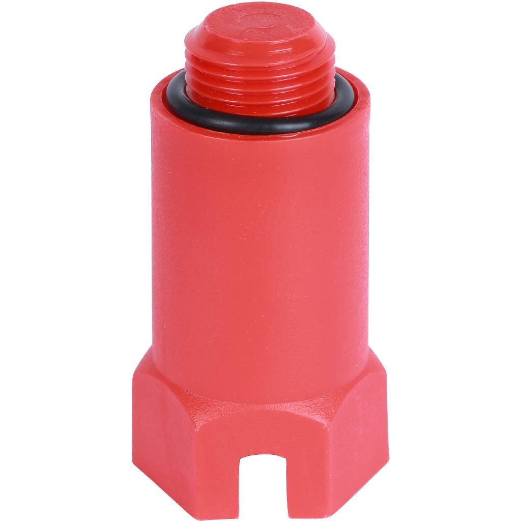 Пробка напорная Н 1/2' удлиненная пластиковая красная STOUT SFA-0035-200012 RG008UIT0F2EMB