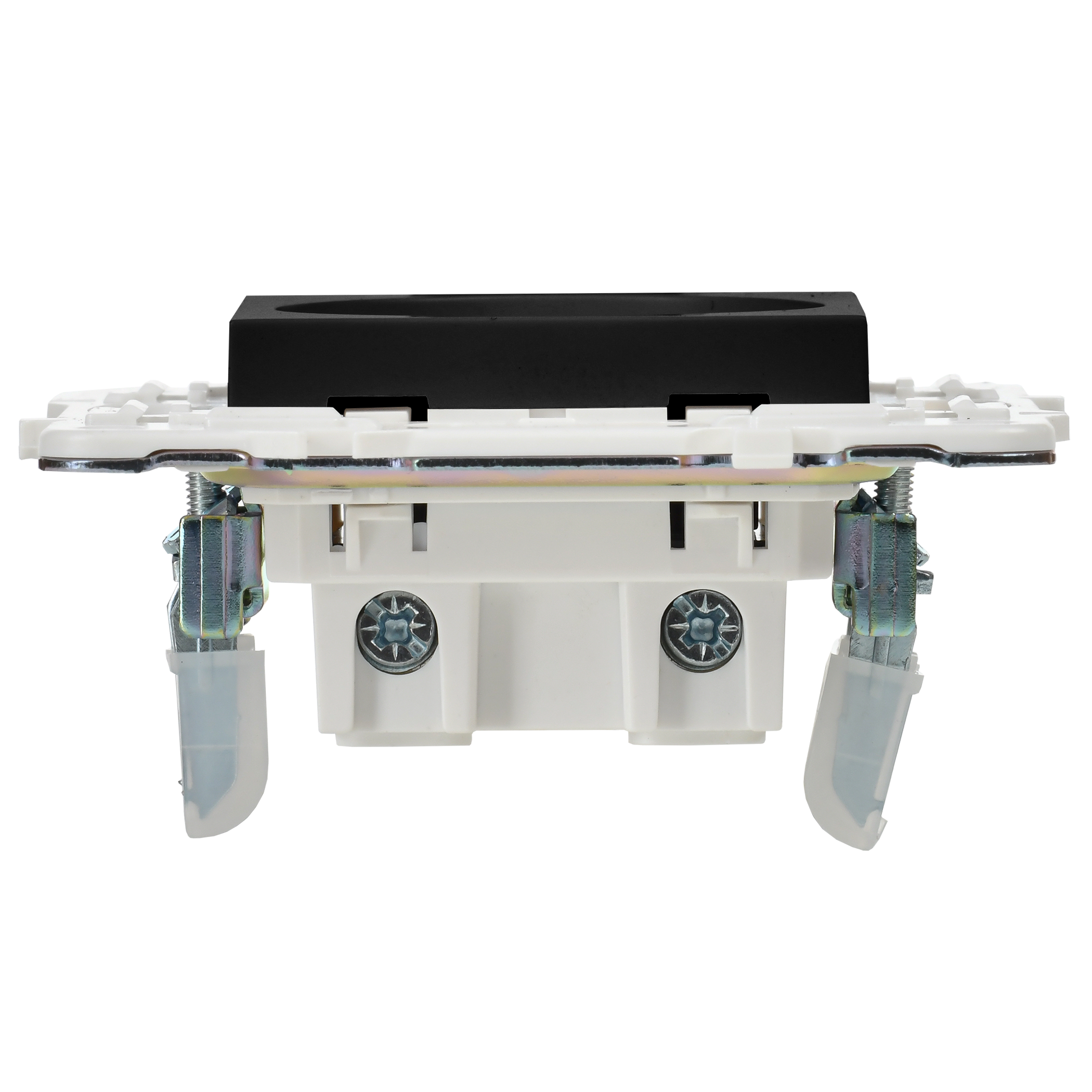 SKANDY Розетка без заземления без защитных шторок 10А SK-R02Bl черный IEK SK-R10-10-K02
