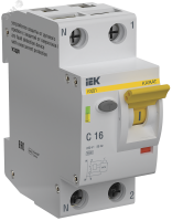 KARAT Устройство защиты от дугового пробоя c автоматическим выключателем 1P+N C 16A IEK KA-DP11-1-016-C