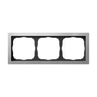 ARTGALLERY PURE 3-постовая РАМКА, МЕТАЛЛ АЛЮМИНИЙ Systeme Electric GAL312103