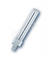 Лампа энергосберегающая КЛЛ 9вт Dulux S 9/840 2p G23 Osram LEDVANCE 4050300010588 4099854123542