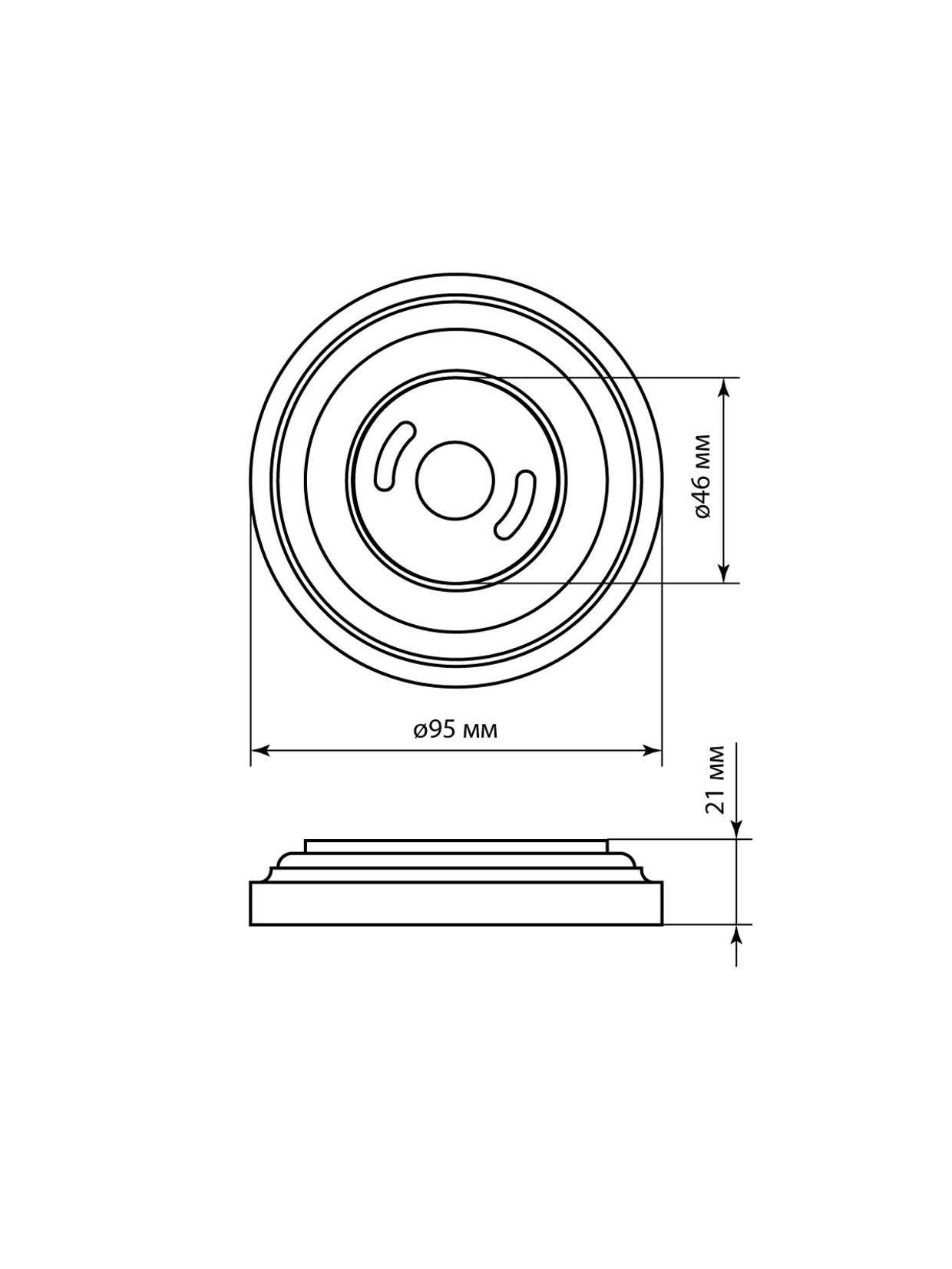 Рамка 1-но постовая белая «Виви» TDM TDM ELECTRIC SQ1820-1089