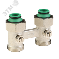 Узел нижнего подключения с шаровым затвором прямой 3/4'х3/4' MVI TR.415.0505