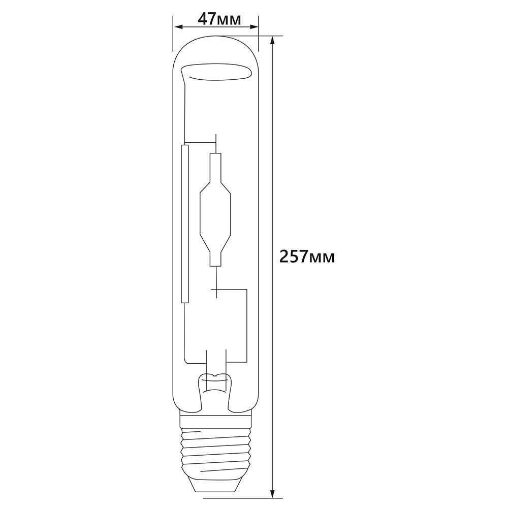 Лампа металлогалогенная МГЛ 250вт Е40 белая FERON HID4 05017