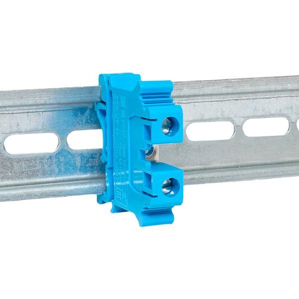 Клеммная колодка винтовая 10 UT синяя EKF scr-ut-10-b