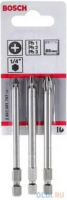 Бита PH/PZ/TORX 89мм XH SET (3шт) BOSCH 2.607.001.767 2607001767