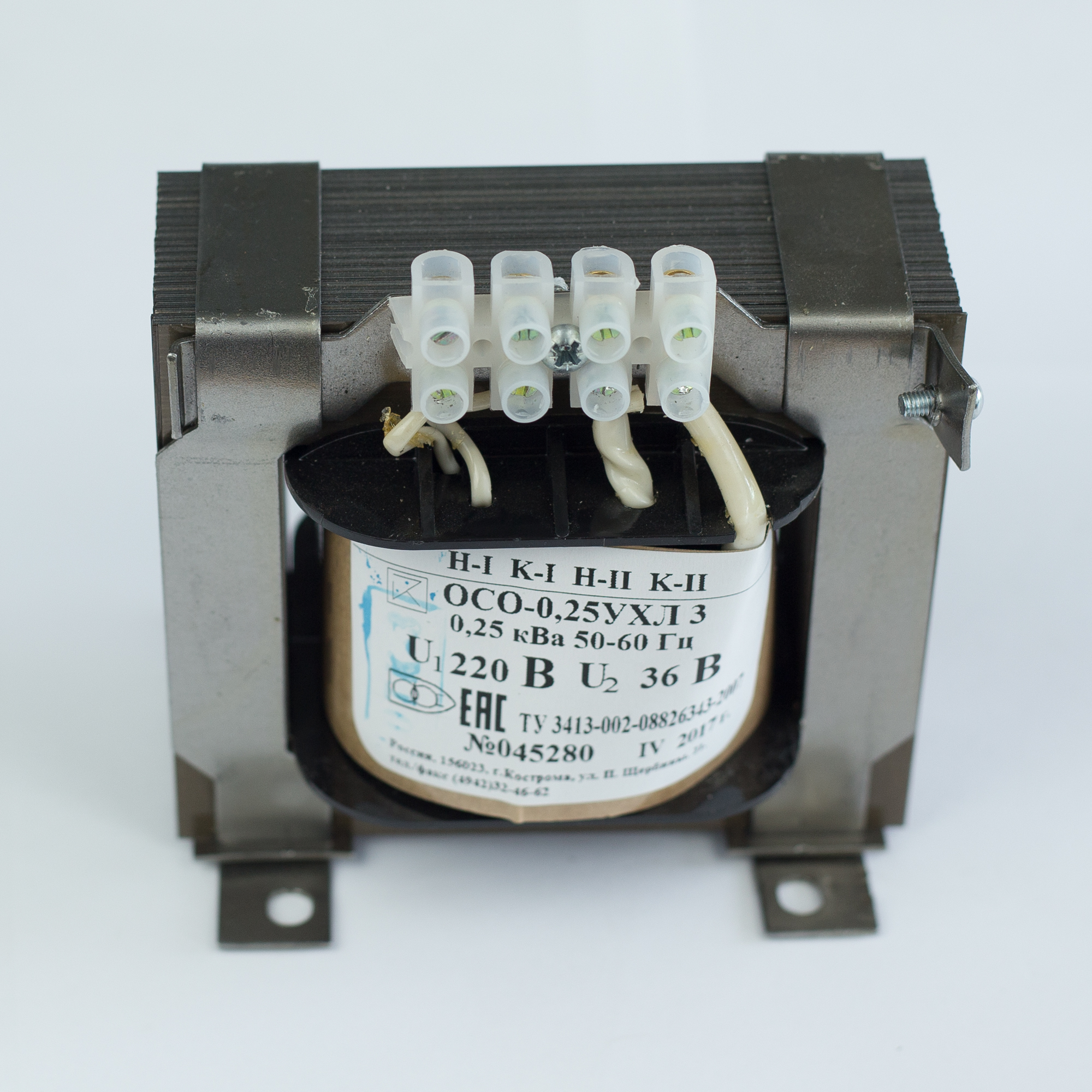 Трансформатор напряжения понижающий ОСО-0.25-09 УХЛ 3 220/24 ФКУ ИК-1 (Кострома) ОС0000002215