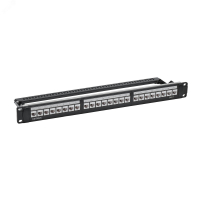 Патч-панель 191UCAT6 24 модуля RJ45 неэкранированная DKC RN6PPU24