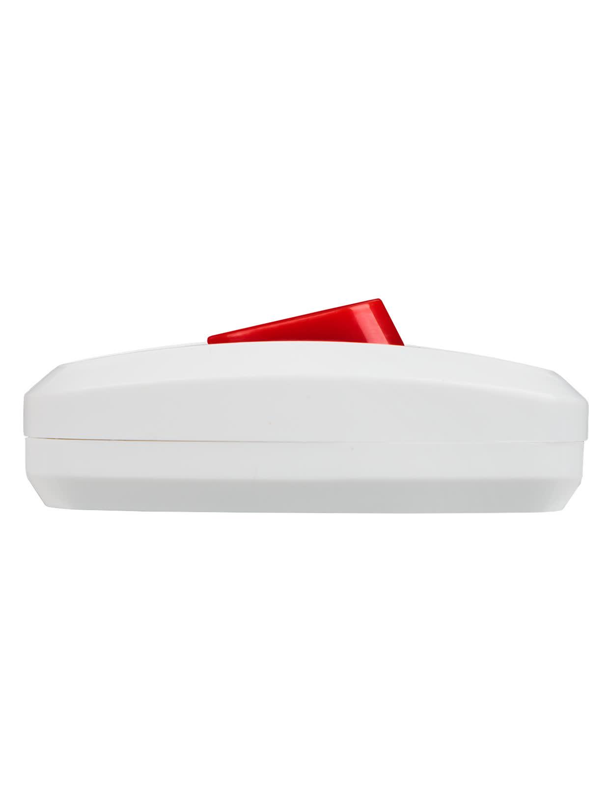 Выключатель на шнур 6А 250В белый с красной кнопкой TDM TDM ELECTRIC SQ1806-0221
