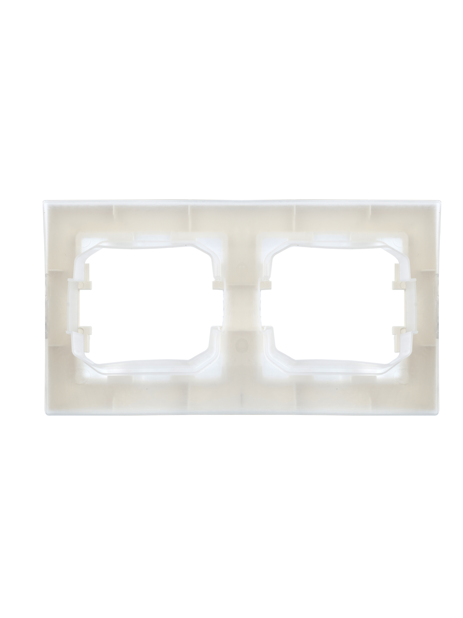 BRITE Рамка 2 поста IP44 РУ-2-БрБ-44 белый IEK BR-M22-44-K01